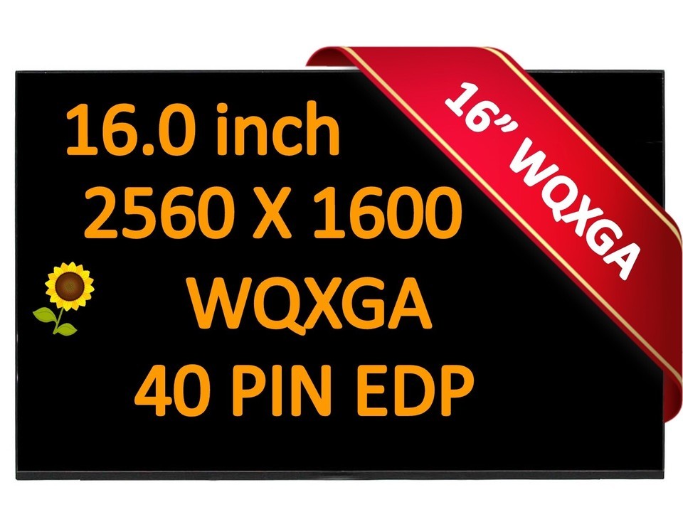 16.0&quot; WQXGA LAPTOP LCD SCREEN Lenovo ThinkBook 16P G2 ACH 20YM 2560x1600... - $115.91