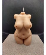 Beautiful BBW Nude Woman Candle Large 5.827 in X 3.346 in - $19.00