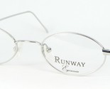NEW Runway Eyewear 10 SILVER EYEGLASSES GLASSES METAL FRAME ITALY 45-19mm - $23.76