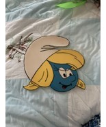 Smurfette HAND PAINTED Lawyer On Wood WALL Hanging - $7.60