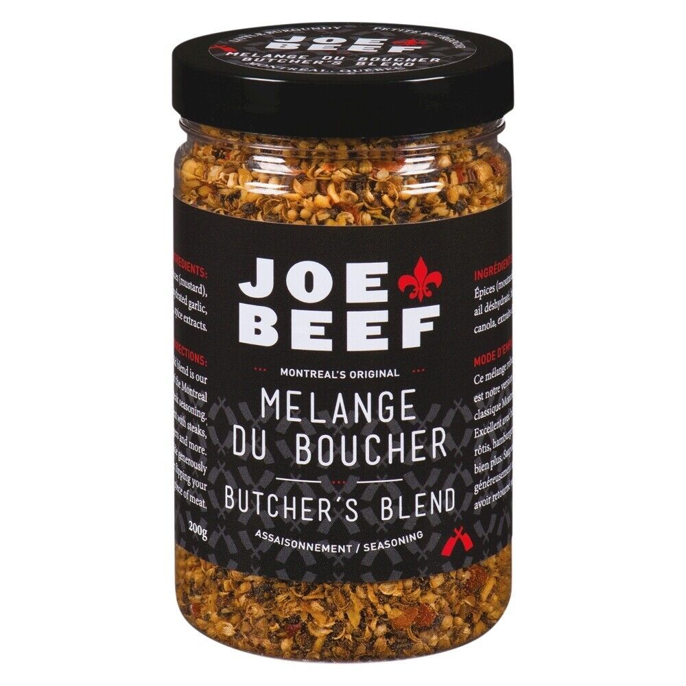 Primary image for 2 Jars of Joe Beef Butcher Blend Spice 200g - From Canada- FREE SHIPPING