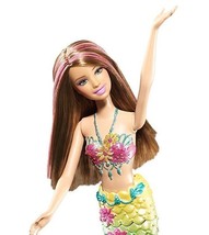 Mattel Barbie Green Mermaid Color Change Hair Doll T7406-0910 Brunette Rare - £63.94 GBP