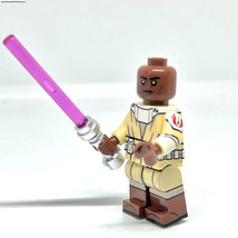 Mace Windu Minifigure Star Wars Clone Wars Jedi US Toy - $7.57