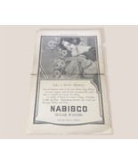 Nabisco Sugar Wafers 1904 Youth’s Companion Magazine Ad “Like A Sweet Me... - £9.92 GBP