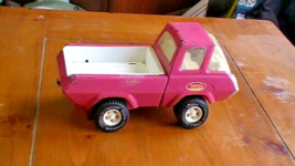 Vintage 1970’s TONKA Pressed Steel Pink Pick-Up Truck 8.5 inch - £7.78 GBP