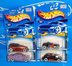 Hot Wheels 2001 Rat Rods Series 4 Car Lot Track T &#39;33 Roadster Shoe Box ... - $14.00