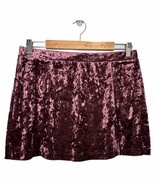 New Nordstrom Skirt L Crushed Velvet Velour Mini Retro 90s Y2K Abound Bu... - $28.42 CAD