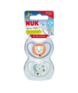 NUK Space Night Soother 6-18 Months Lion 2 Pack - £63.64 GBP