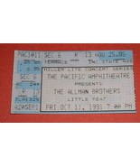 The Allman Brothers Concert Ticket Stub Vintage 1991 Pacific Amphitheater * - $41.14 CAD