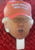 Donald Trump Cardboard Face With Stick To Hold Over Your Face - £11.95 GBP