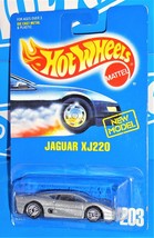 Hot Wheels Mid 90s Mainline #203 Jaguar XJ220 Mtflk Silver w/ UHs Closed Spoiler - £7.09 GBP
