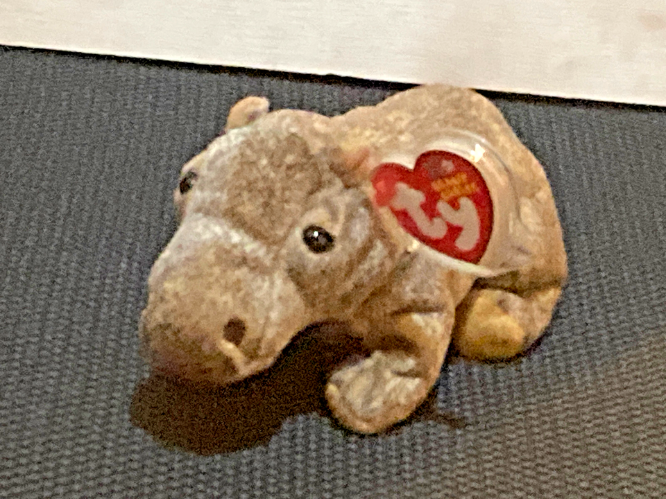 Tubbo the Hippopotamus - Ty Beanie Baby - Pristine Condition with tag pr... - $7.87