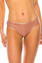 Women&#39;s Beige Stripe Lace Thong (L) - $8.91