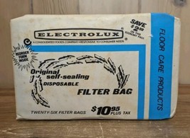 Vintage NOS Electrolux Original Self Sealing Disposable Filter Bags 26 Bags - $18.69