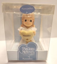 Precious Moments November Birthday Month Girl Angel Figure New in Box 3 inches - £8.78 GBP