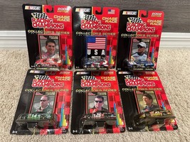 Vintage LOT OF 6 Racing Champions Chase the Race Series 2002 1:64 Nascar... - $23.99