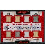 2023 Leaf Superlative 16 Ruth/Mantle/DiMaggio/Maris/Mays/Berra Bat/Jerse... - $890.99