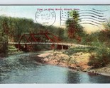 Coon River Bridge Stuart Iowa IA 1909 DB Postcard P12 - £3.85 GBP