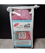 New Pine Mountain Designs Tie One On APRIL EXPRESSIONS #372 Sham Cross S... - $25.00