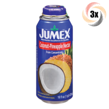 3x Cans Jumex Coconut Pineapple Nectar Flavor Drink 16 Fl Oz ( Fast Ship... - £17.74 GBP