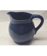 Large Dark Blue Pitcher By Ambrosia - Pottery Made in Portugal Country R... - $24.72