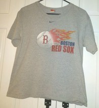 Nike Team Boston Red Sox Gray T-Shirt Size L May Run Smaller  - $39.59