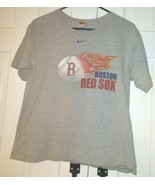 Nike Team Boston Red Sox Gray T-Shirt Size L May Run Smaller  - $39.59