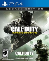 Call of Duty Infinite &amp; Modern Warfare PlayStation 4 Video Game PS4 Activision - £35.61 GBP
