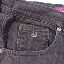 Gloria Vanderbilt Jeans Women's 14 Long Black Jeans 34x26 1/2 Measured image 3