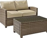 Crosley Furniture KO70025WB-SA Bradenton Outdoor Wicker 2-Piece Seating ... - $1,197.99