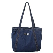 Denim Women&#39;s Bag 2022 New Eco Reusable Ladies Handbags Canvas Shopping ... - £23.52 GBP