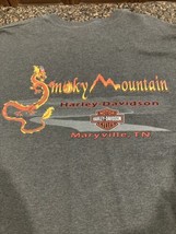 Adult Sz L Smoky Mountain Harley Davidson Maryville Tennessee T-Shirt 2004 - $17.95