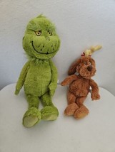 Aurora Dr Seuss Grinch Stole Christmas Max Dog Plush Stuffed Animal Lot - £14.94 GBP