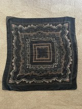 Vintage Unbranded Multicolor Bandana 100% Polyester - e000 - $5.94