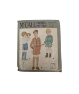 McCall Sewing Pattern 5172 Boys Suit Size 2 Shirt Trousers Pants 1920s V... - £39.95 GBP