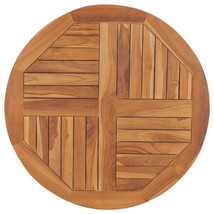 Tabletop Teak Solid teak wood Diameter 31.5 in, Thickness 1.0 in - $181.49