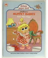 Vintage Golden Book Deluxe Paper Dolls MUPPET BABIES Jim Henson Baby Mis... - £14.02 GBP