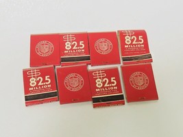 Set 8 Partially Used &amp; New Harvard Club of Boston Match Books 82.5 Mil P... - £27.69 GBP