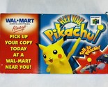 HEY YOU, Pikachu VHS WalMart Promotional Video Cassette N64 Pokemon Nint... - $24.99