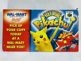 HEY YOU, Pikachu VHS WalMart Promotional Video Cassette N64 Pokemon Nint... - £19.90 GBP