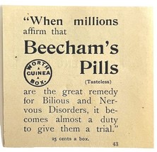 Beecham&#39;s Pills Quack Medicine 1894 Advertisement Victorian Medical ADBN1hh - $369.57 MXN