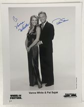Pat Sajak &amp; Vanna White Signed Autographed Glossy 8x10 Photo - Lifetime COA - £63.94 GBP