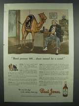 1943 Paul Jones Whiskey Ad - Normal for a Camel - £14.50 GBP