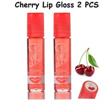 BR Cherry Fruit Kissing Lip Glow Gloss Roll On Lip Shiner 2 PCS - £2.96 GBP