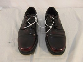 Adult Men&#39;s 10.5 Rockport Maroon Leather Lace Up Dress Work Casual Shoes NM31727 - £45.09 GBP
