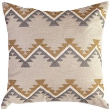 Tulum Ranch Embroidered Throw Pillow 20x20, with Polyfill Insert - £47.37 GBP