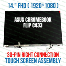 C433t Asus LCD Display 14 Touch Full Assembly C433t Series - $186.07