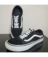 Vans Black Suede Sneakers Mens 8 Womens 9.5 White Old Skool Sk8 Low Top ... - €24,71 EUR