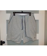 Nautica Gray/Navy Blue Sleepwear Relaxed Pockets Lounge Shorts Size L Me... - $18.05