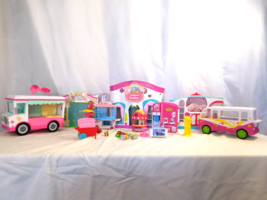 Shopkins Fashion Boutique + Small Mart + Sweet Spot + Ice Cream Truck + Shopkins - £16.28 GBP